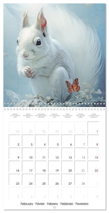 Delicate animal portraits (CALVENDO Monthly Calendar 2026)