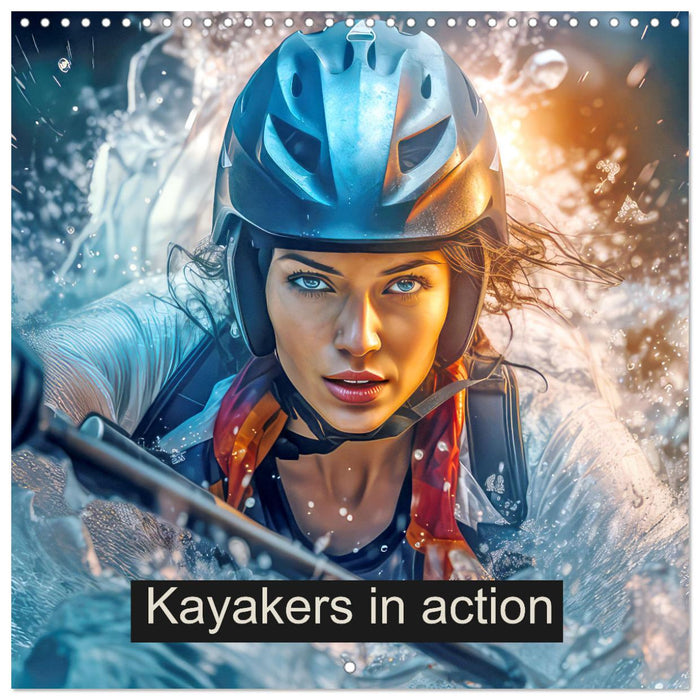 Kayakers in action (CALVENDO Monthly Calendar 2026)