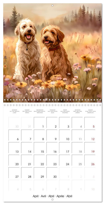 Aussiedoodle - Dogs to love (CALVENDO Monthly Calendar 2026)