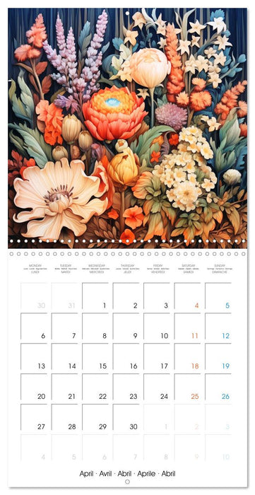 Douceur florale (CALVENDO Calendrier mensuel 2026)