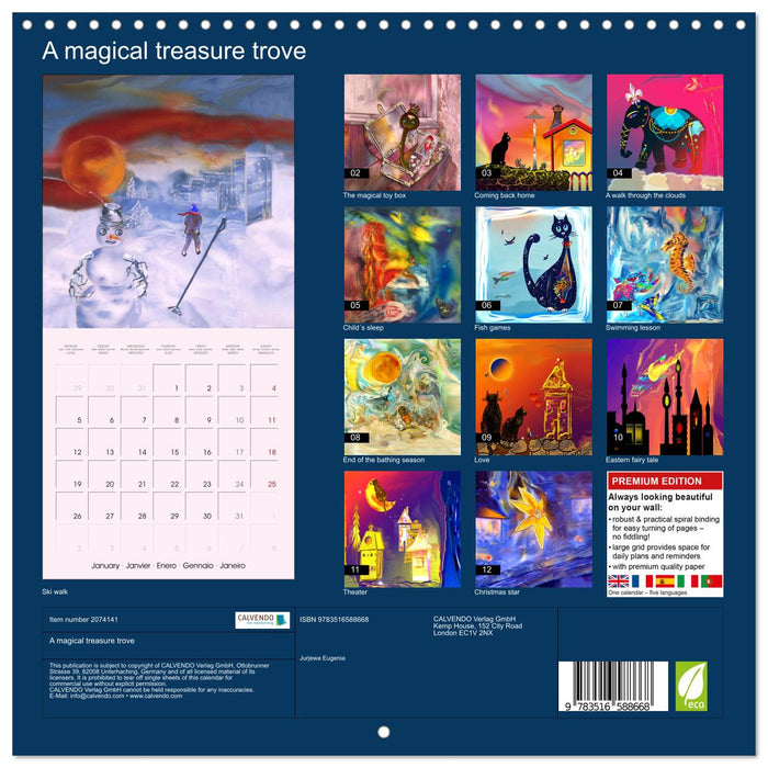 A magical treasure trove (CALVENDO Monthly Calendar 2026)