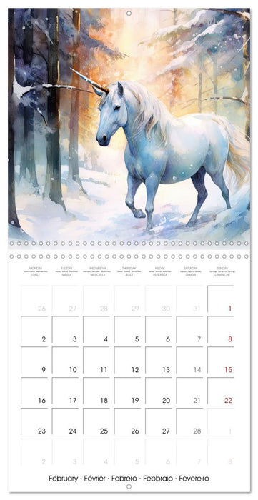 Unicorns, magical creatures (CALVENDO Monthly Calendar 2026)