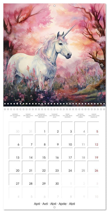 Unicorns, magical creatures (CALVENDO Monthly Calendar 2026)