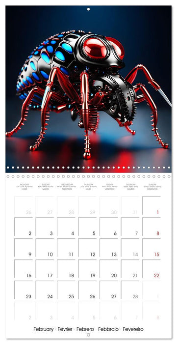 Mechanical Insects (CALVENDO Monthly Calendar 2026)