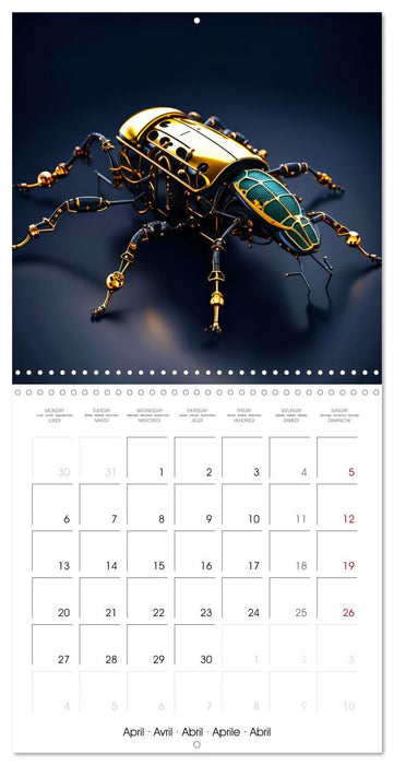Mechanical Insects (CALVENDO Monthly Calendar 2026)