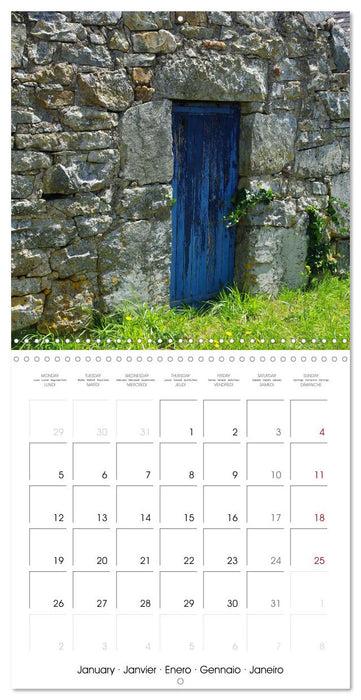 Le village de Rostudel (CALVENDO Calendrier mensuel 2026)