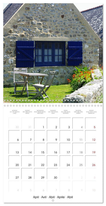 Le village de Rostudel (CALVENDO Calendrier mensuel 2026)