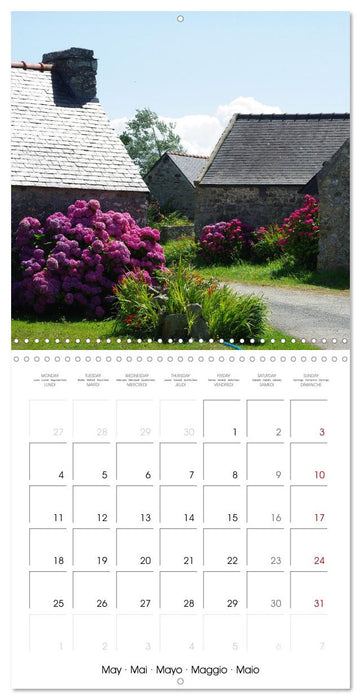 Le village de Rostudel (CALVENDO Calendrier mensuel 2026)