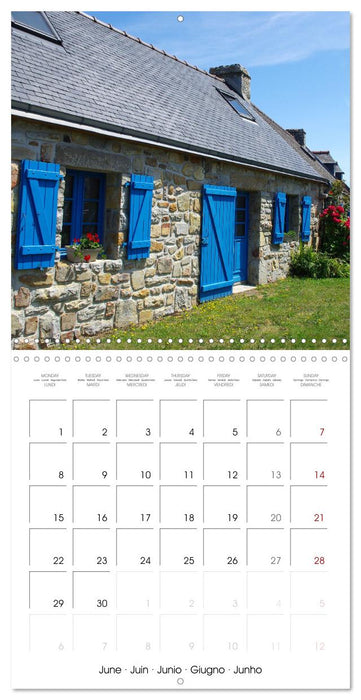 Le village de Rostudel (CALVENDO Calendrier mensuel 2026)