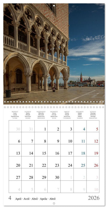 Romantic corners in Venice (CALVENDO Monthly Calendar 2026)