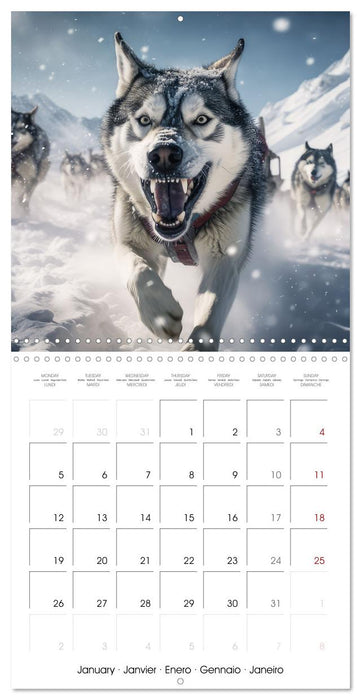 Husky obsession (CALVENDO Monthly Calendar 2026)