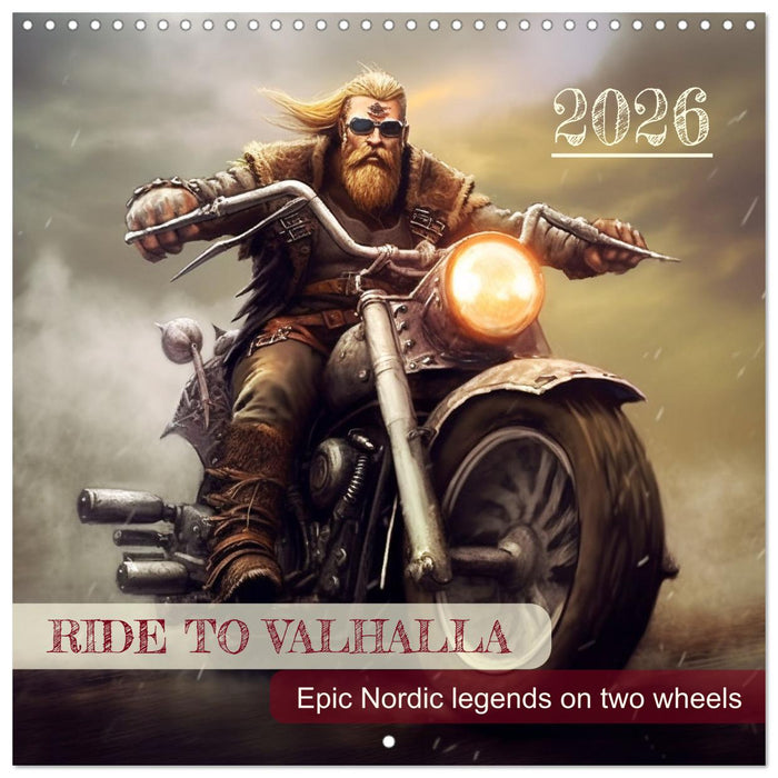 Ride to Valhalla (CALVENDO Monthly Calendar 2026)