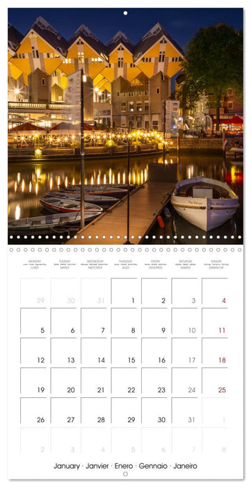 ROTTERDAM Highlights (CALVENDO Monthly Calendar 2026)
