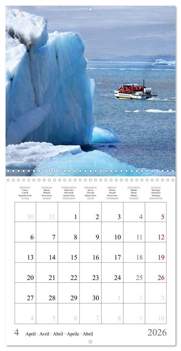 Iceland, Road Trip (CALVENDO Monthly Calendar 2026)