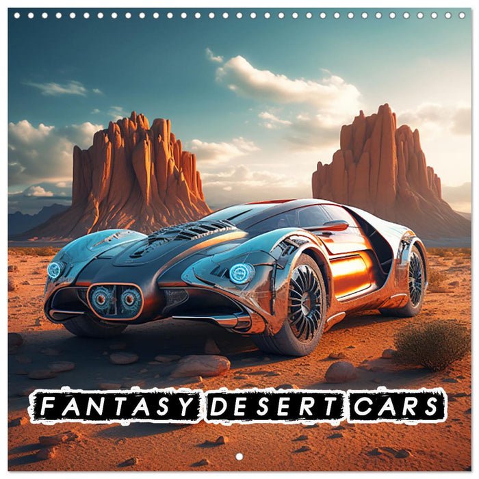 Fantasy desert cars (CALVENDO Monthly Calendar 2026)