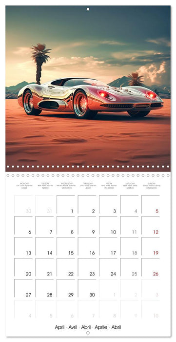 Fantasy desert cars (CALVENDO Monthly Calendar 2026)