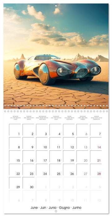 Fantasy desert cars (CALVENDO Monthly Calendar 2026)