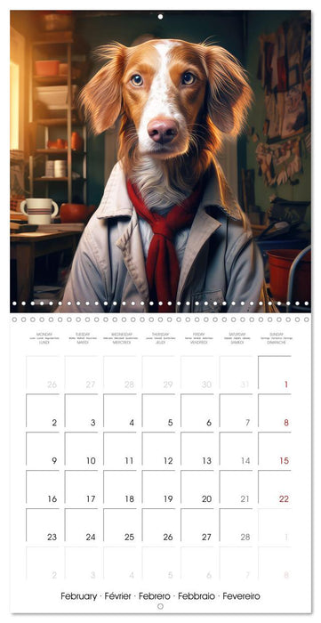 Dogs rocking outfits (CALVENDO Monthly Calendar 2026)