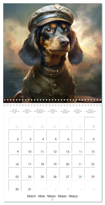 Dogs rocking outfits (CALVENDO Monthly Calendar 2026)