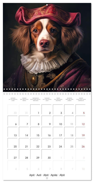 Des chiens stylés (CALVENDO Calendrier mensuel 2026)