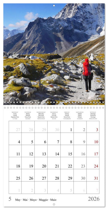 Himalayas, Adventure in the mountains (CALVENDO Monthly Calendar 2026)