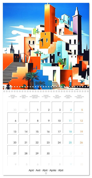 Illustrations promontoires (CALVENDO Calendrier mensuel 2026)