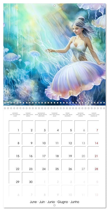 Sirènes magiques (CALVENDO Calendrier mensuel 2026)