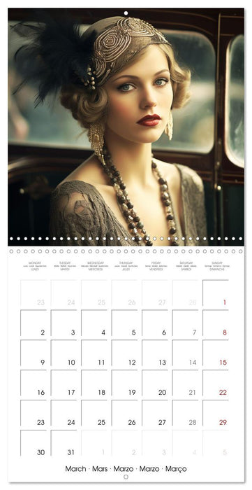 Grâce des années 30 (CALVENDO Calendrier mensuel 2026)