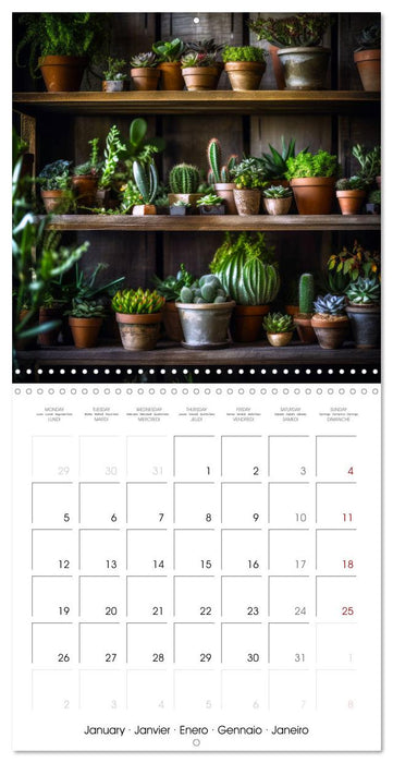 Serenity in Green (CALVENDO Monthly Calendar 2026)