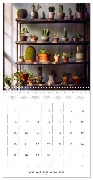 Serenity in Green (CALVENDO Monthly Calendar 2026)