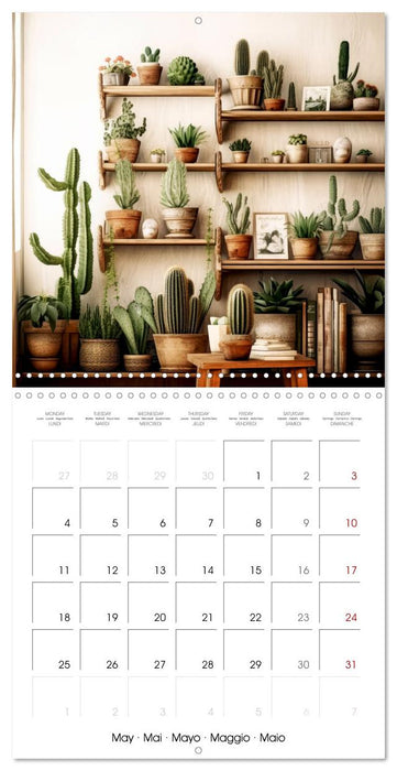 Serenity in Green (CALVENDO Monthly Calendar 2026)