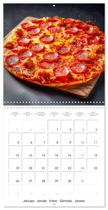Pizza Perfection (CALVENDO Monthly Calendar 2026)