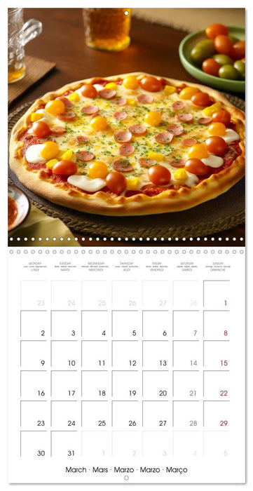 Pizza Perfection (CALVENDO Monthly Calendar 2026)