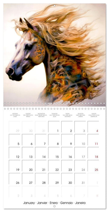 Stunning Horses (CALVENDO Monthly Calendar 2026)