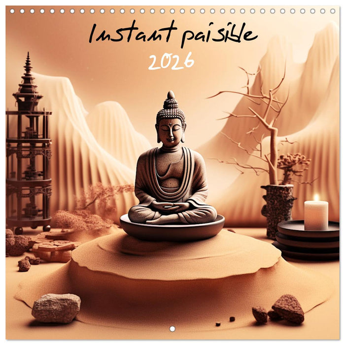 Instant paisible (CALVENDO Calendrier mensuel 2026)