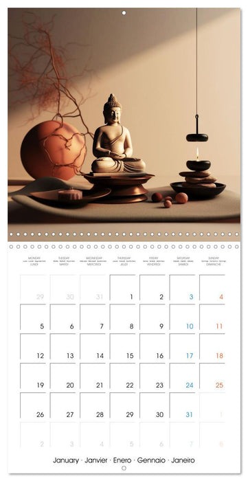 Instant paisible (CALVENDO Calendrier mensuel 2026)