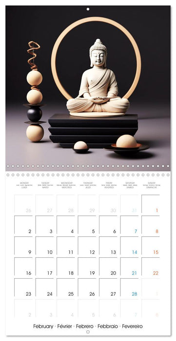 Instant paisible (CALVENDO Calendrier mensuel 2026)