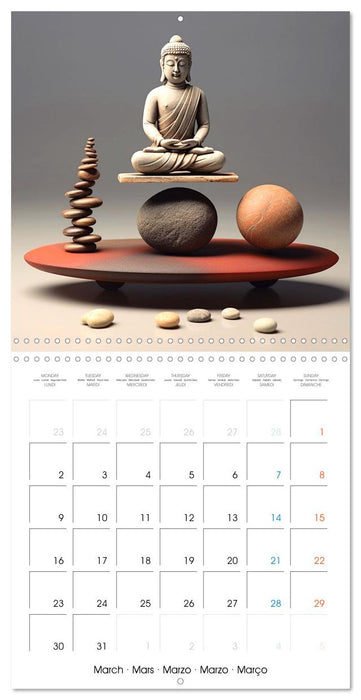 Instant paisible (CALVENDO Calendrier mensuel 2026)