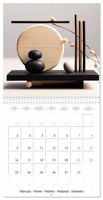 Instant de quiétude (CALVENDO Calendrier mensuel 2026)