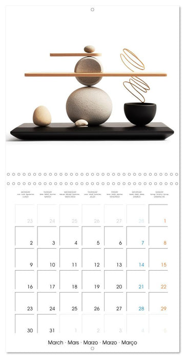 Instant de quiétude (CALVENDO Calendrier mensuel 2026)