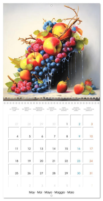 Splash fruité (CALVENDO Calendrier mensuel 2026)