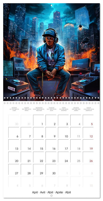 Vibrant Music (CALVENDO Monthly Calendar 2026)