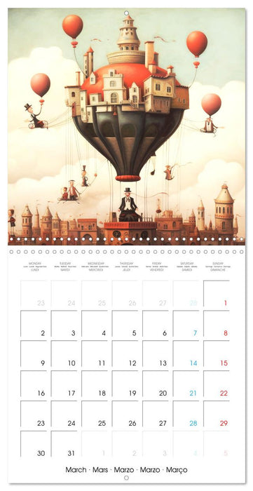 Élévation dans les airs (CALVENDO Calendrier mensuel 2026)