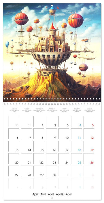 Élévation dans les airs (CALVENDO Calendrier mensuel 2026)