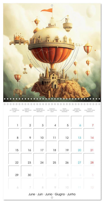 Élévation dans les airs (CALVENDO Calendrier mensuel 2026)