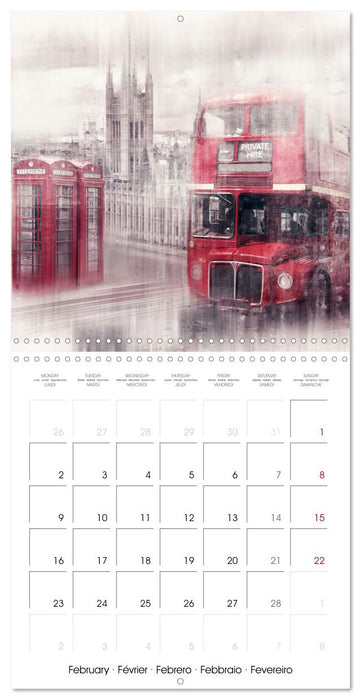 URBAN ART Amazing Cityscapes (CALVENDO Monthly Calendar 2026)