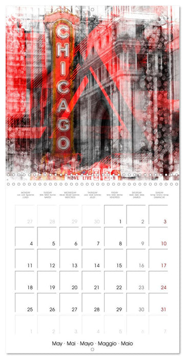 URBAN ART Amazing Cityscapes (CALVENDO Monthly Calendar 2026)