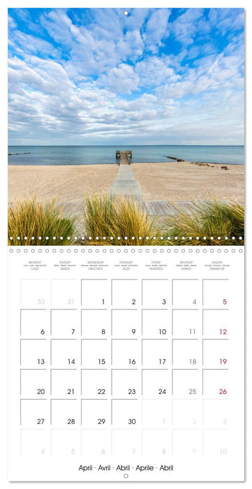 SEA BREEZE Relaxing coastal moments (CALVENDO Monthly Calendar 2026)