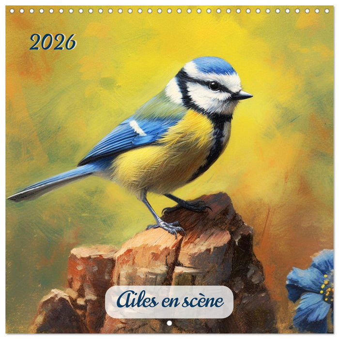 Ailes en scène (CALVENDO Calendrier mensuel 2026)