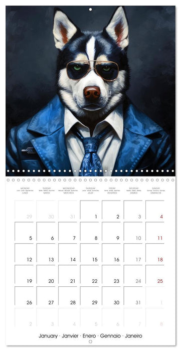 Gangster Paws (CALVENDO Monthly Calendar 2026)